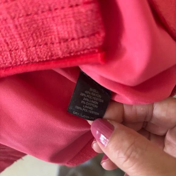 WHBM coral jacket - Picture 5 of 6